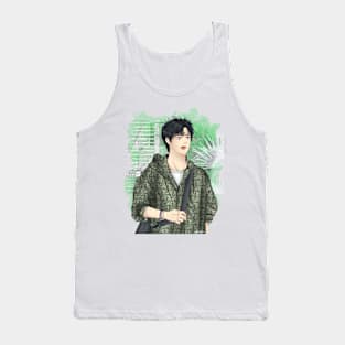 Boy on Green Tank Top